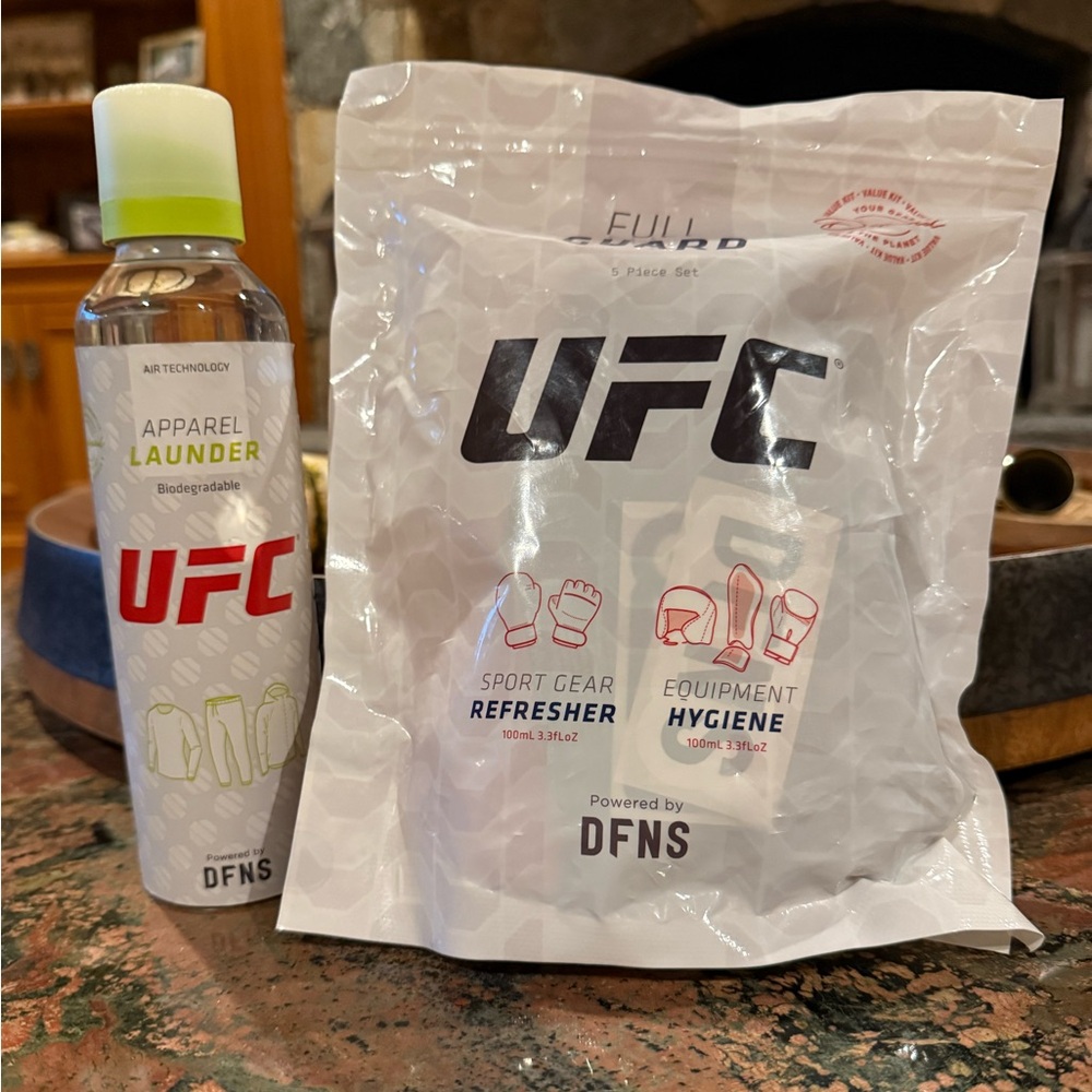 UFC Full Guard Hygiene Kit & Air Technology 
Apparel Launder Biodegradable